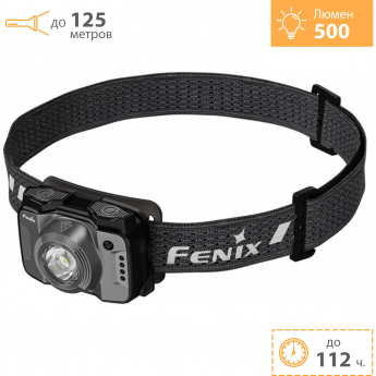 Фонарь налобный FENIX HL12R V2.0 серый Фонарь налобный FENIX HL12R V2.0 серый